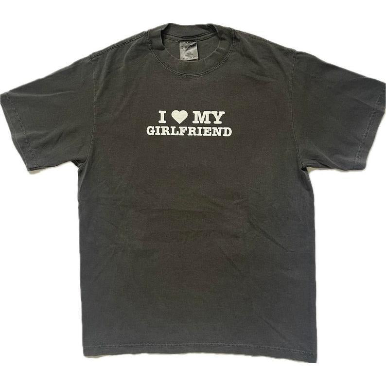 I love my girlfriend t-shirt (NY font) Hoodie, Sweatshirt | RetroVerseTees.com