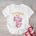 I'm An Axolotl Girl Shirt, Pink Axolotl Salamander T-Shirt, Axolotl Lover Gift, Mexican Walking Fish Birthday Gift Shirt,...