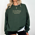 I'm Too Clumsy To Be Around Fragile Masculinity Sweatshirt for Women, Vintage Fragile Male Ego Crewneck, Sarcastic...