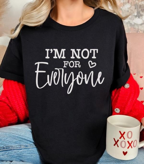 I'm not for everyone funny sarcastic casual T-shirt Hoodie, Sweatshirt | RetroVerseTees.com