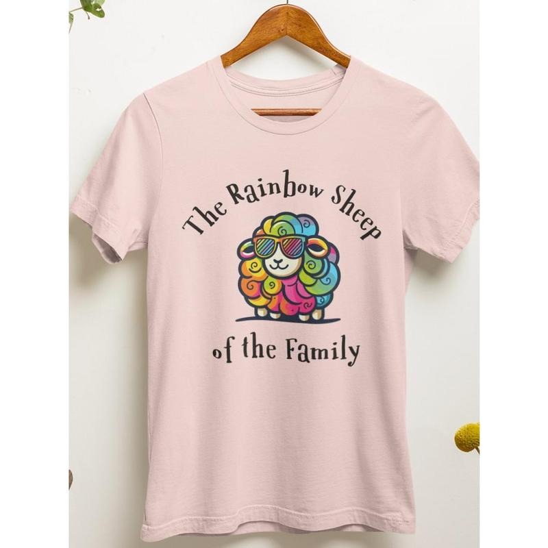I'm the Rainbow Sheep T Shirt Hoodie Sweater, Queer Shirt, Gay Pride Event T-Shirt, Trans Shirt, Rainbow Tee, Festival...