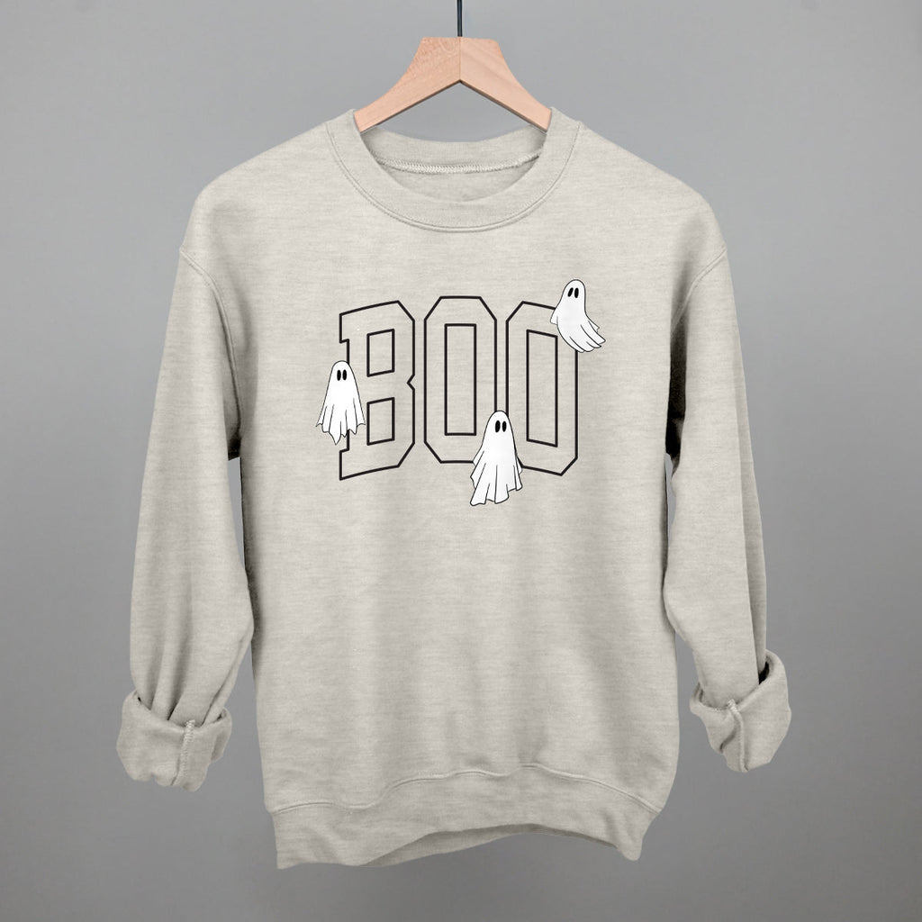 Boo Collegiate Ghosts T-Shirts, Hoodie, Sweatshirt | RetroVerseTees.com (Image 1)