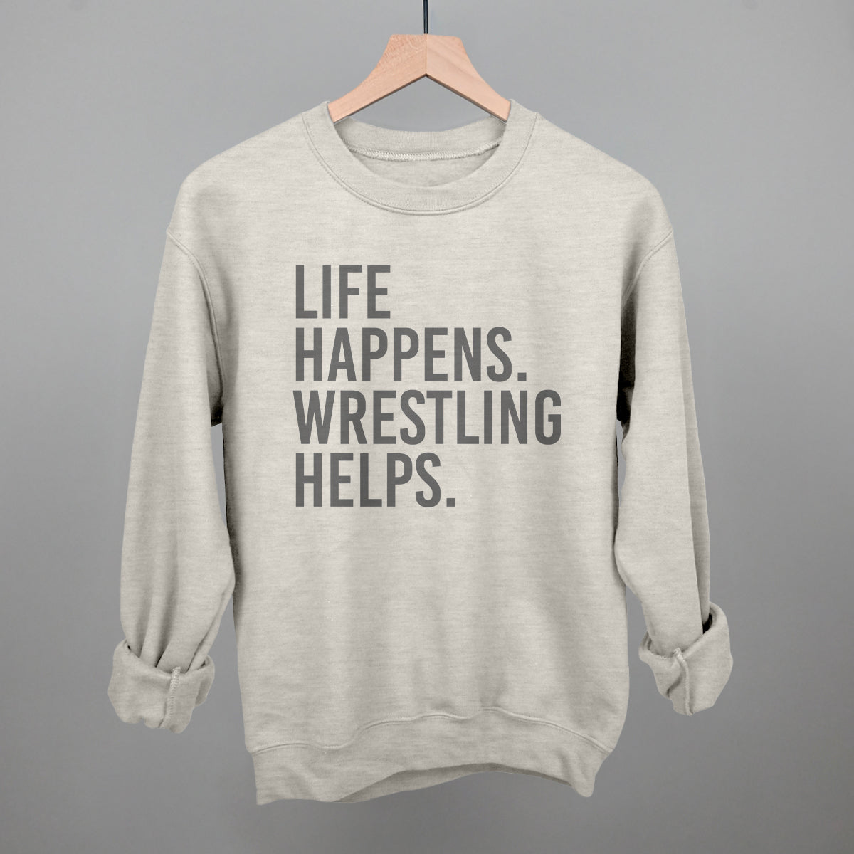 Life Happens Wrestling Helps T-Shirts, Hoodie, Sweatshirt | RetroVerseTees.com (Image 3)