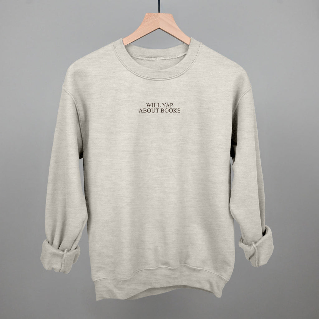 Will Yap About Books T-Shirts, Hoodie, Sweatshirt | RetroVerseTees.com (Image 1)