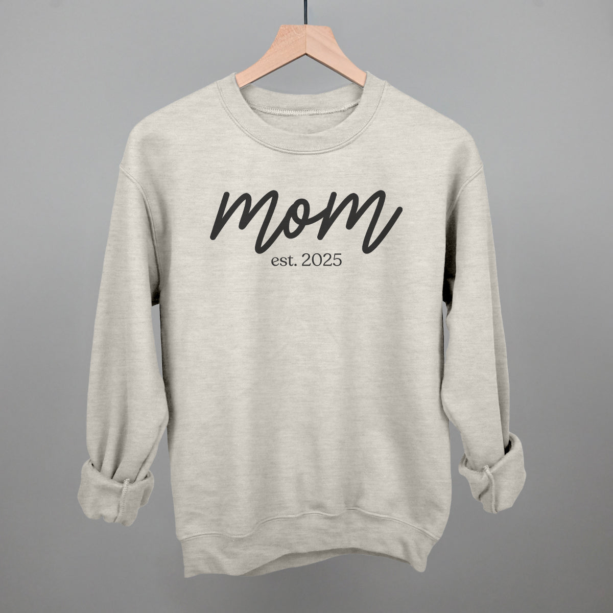 Mom Est. 2025 Script T-Shirts, Hoodie, Sweatshirt | RetroVerseTees.com (Image 1)