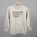 Weekends Coffee & Tennis T-Shirts, Hoodie, Sweatshirt | RetroVerseTees.com (Image 1)