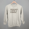 Weekends Coffee & Running T-Shirts, Hoodie, Sweatshirt | RetroVerseTees.com (Image 1)