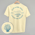 Just A Girl Who Loves The Beach (Back Print) T-Shirts, Hoodie, Sweatshirt | RetroVerseTees.com (Image 1)