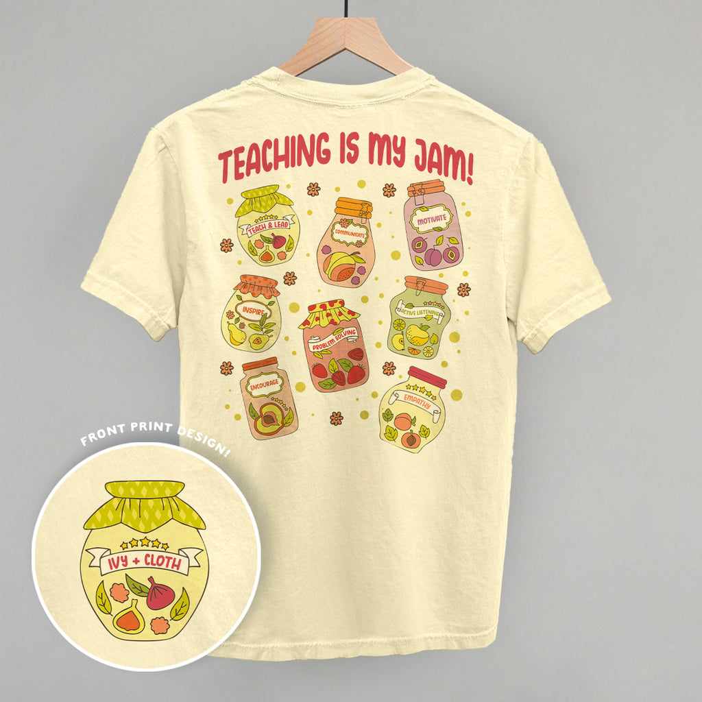 Teaching Is My Jam (Back Print) T-Shirts, Hoodie, Sweatshirt | RetroVerseTees.com (Image 2)