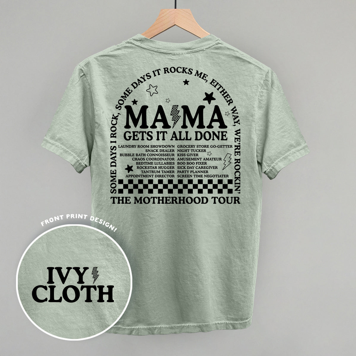 The Motherhood Tour (Back Print) T-Shirts, Hoodie, Sweatshirt | RetroVerseTees.com (Image 2)