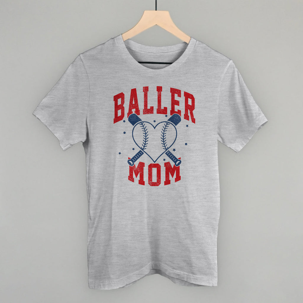 Baller Mom Baseball T-Shirts, Hoodie, Sweatshirt | RetroVerseTees.com (Image 2)