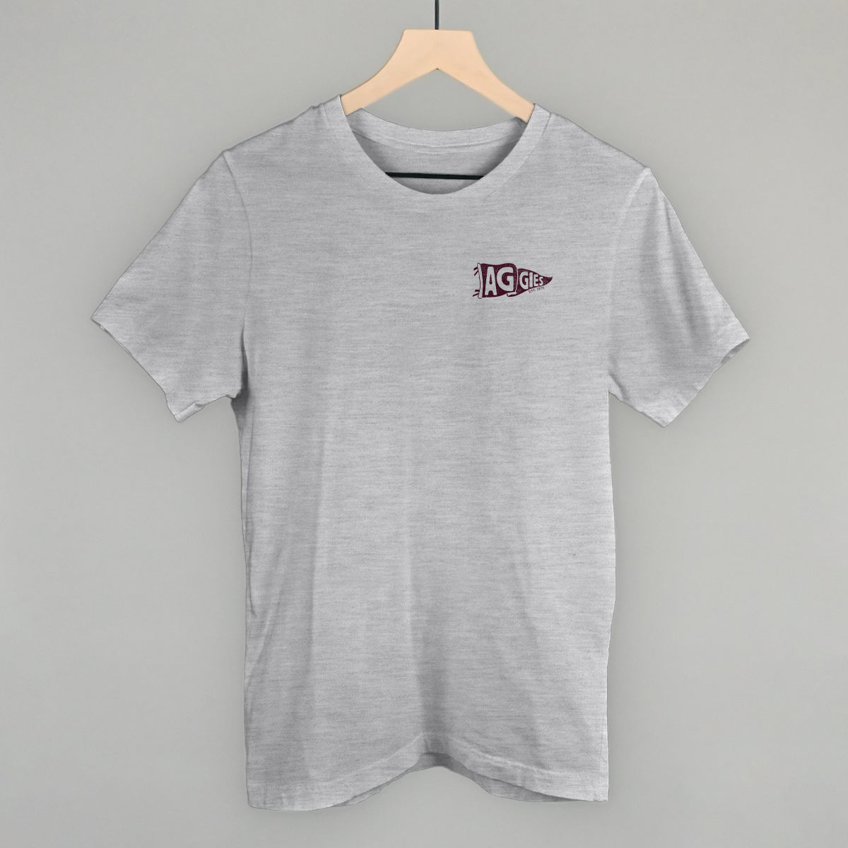 Aggies Pennant Flag (Left Chest) T-Shirts, Hoodie, Sweatshirt | RetroVerseTees.com (Image 2)