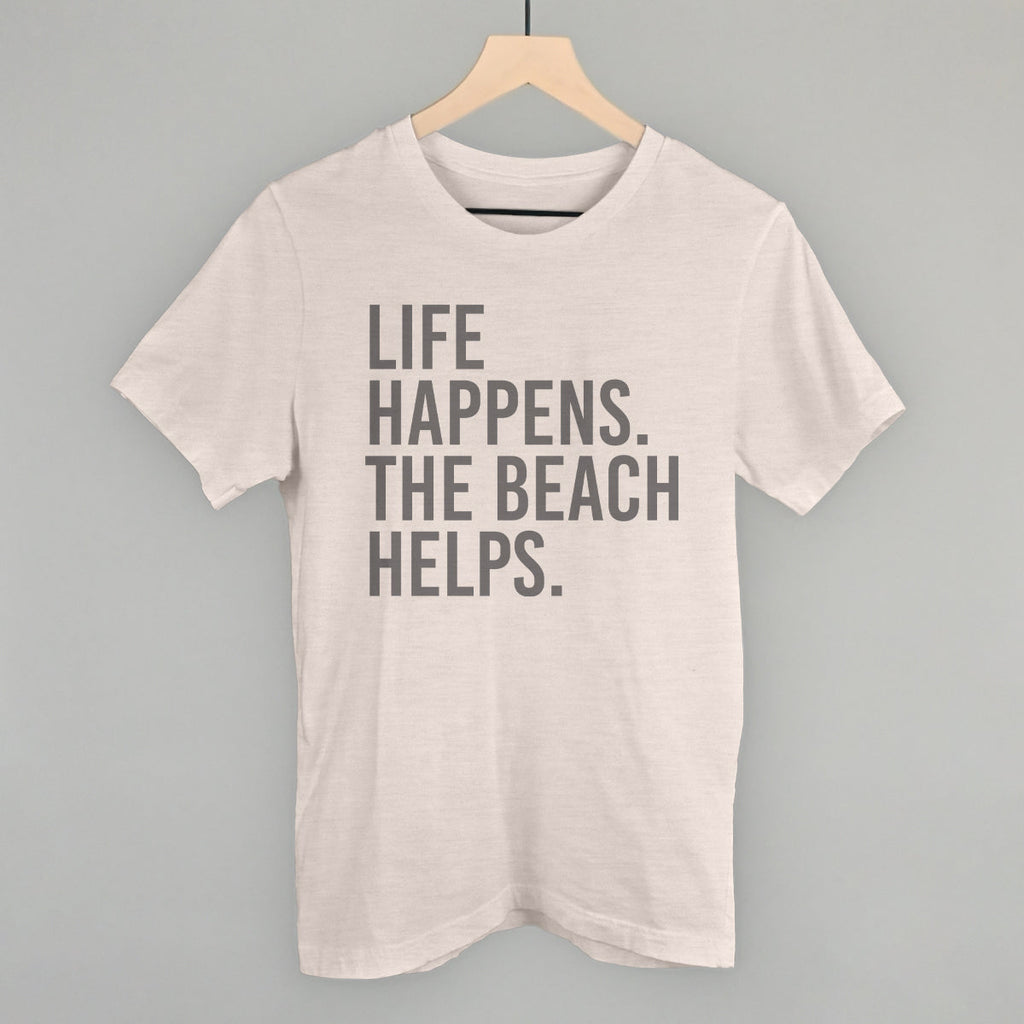 Life Happens. The Beach Helps. T-Shirts, Hoodie, Sweatshirt | RetroVerseTees.com (Image 2)