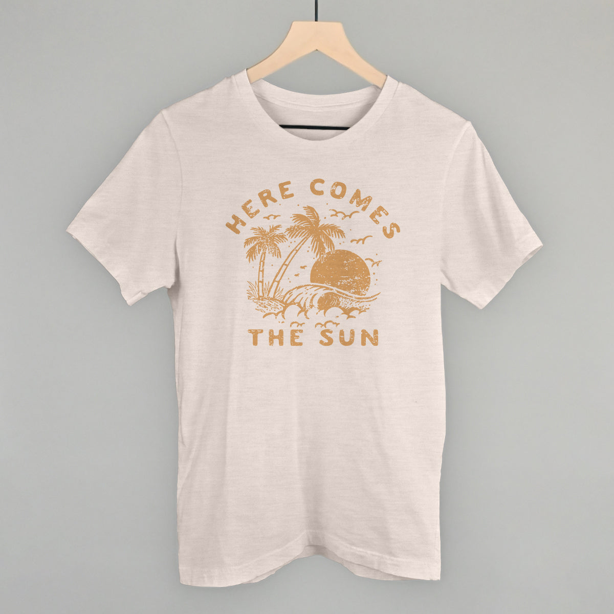 Here Comes The Sun Distressed T-Shirts, Hoodie, Sweatshirt | RetroVerseTees.com (Image 1)