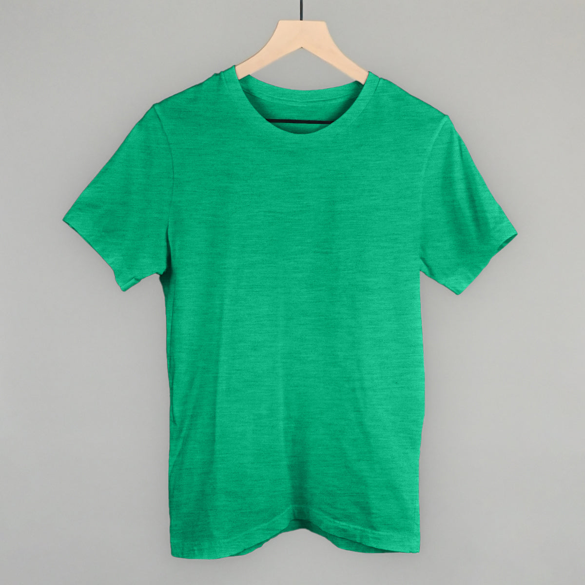 Blank Heather Tee Shirt Hoodie, Sweatshirt | RetroVerseTees.com (Image 3)