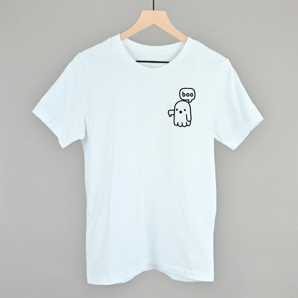 Boo Ghost (Left Chest) T-Shirts, Hoodie, Sweatshirt | RetroVerseTees.com (Image 5)