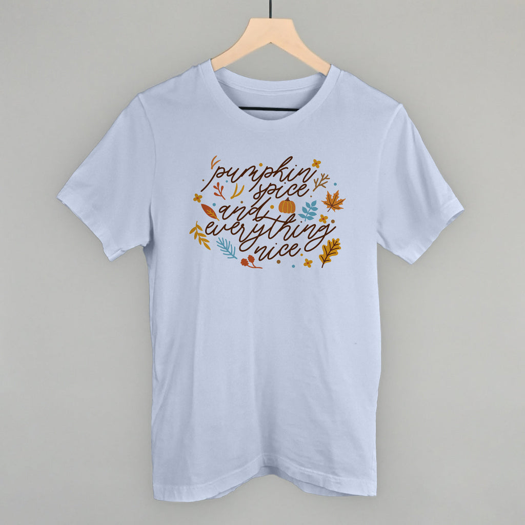 Pumpkin Spice And Everything Nice Script T-Shirts, Hoodie, Sweatshirt | RetroVerseTees.com (Image 3)