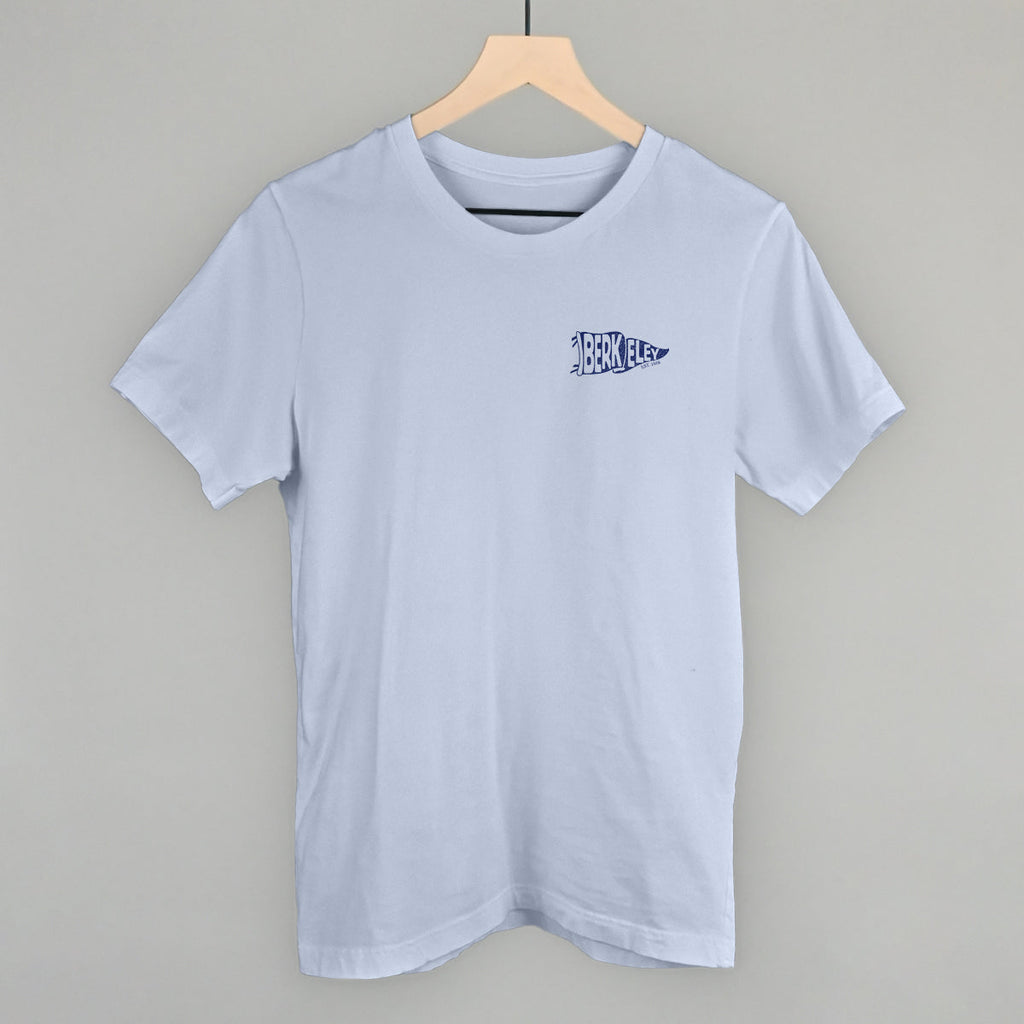 Berkeley Pennant Flag (Left Chest) T-Shirts, Hoodie, Sweatshirt | RetroVerseTees.com (Image 1)