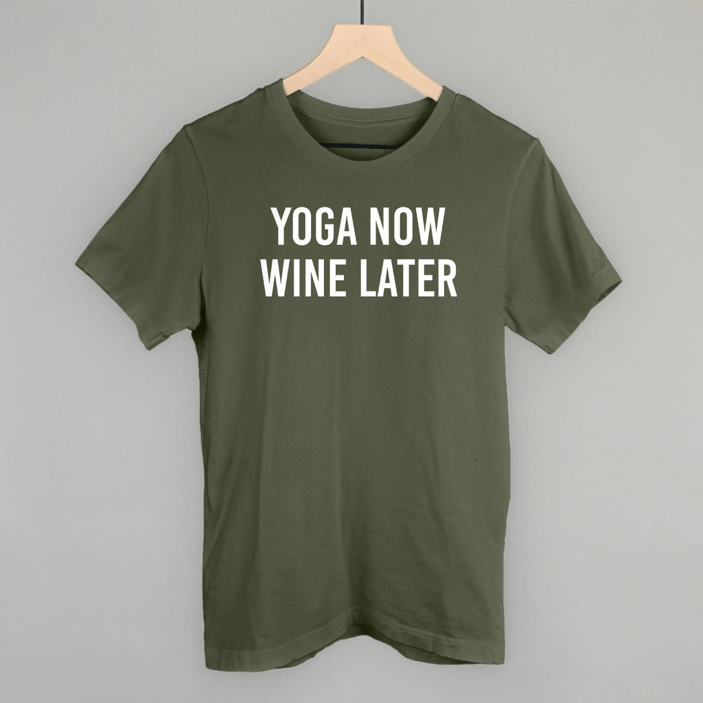 Yoga Now Wine Later T-Shirts, Hoodie, Sweatshirt | RetroVerseTees.com (Image 3)