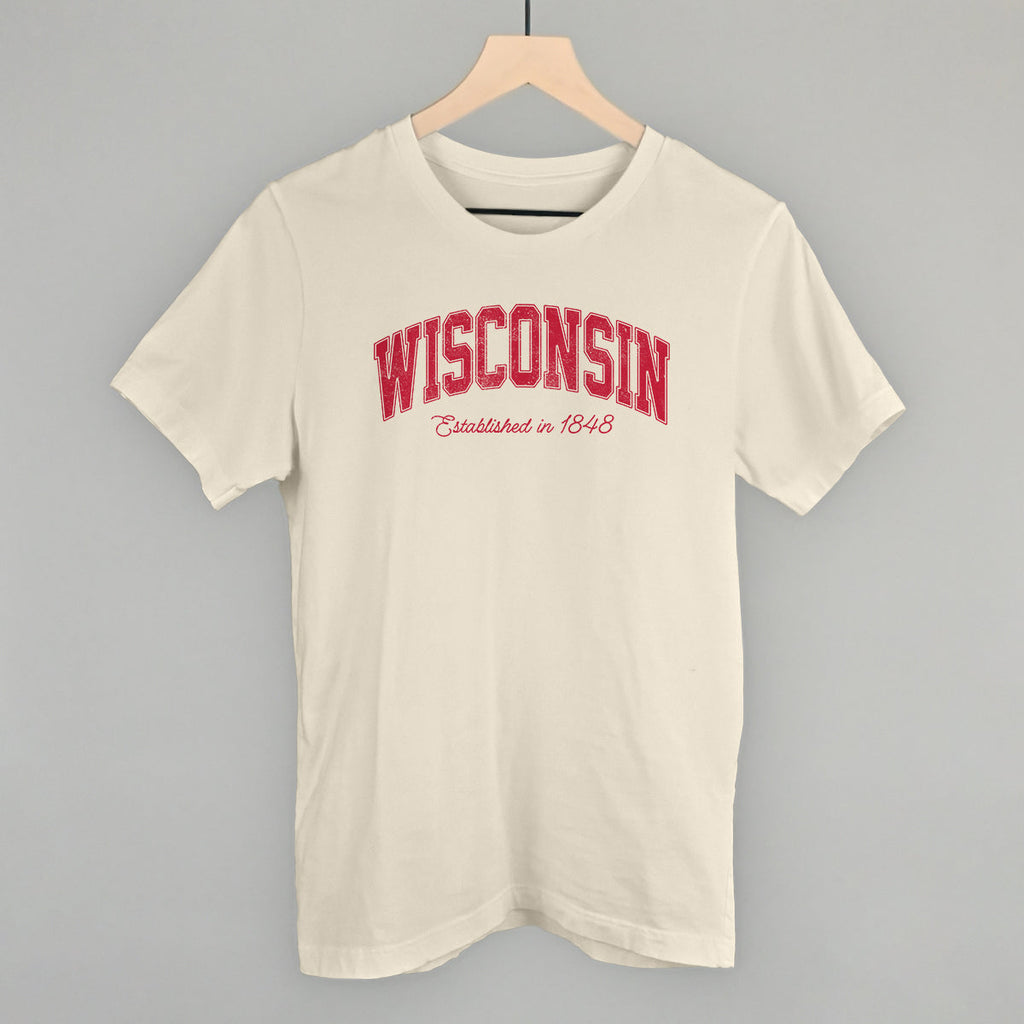 Wisconsin Varsity Arch T-Shirts, Hoodie, Sweatshirt | RetroVerseTees.com (Image 2)
