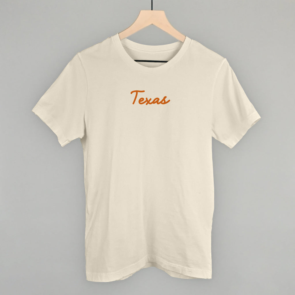 Texas Script T-Shirts, Hoodie, Sweatshirt | RetroVerseTees.com (Image 1)