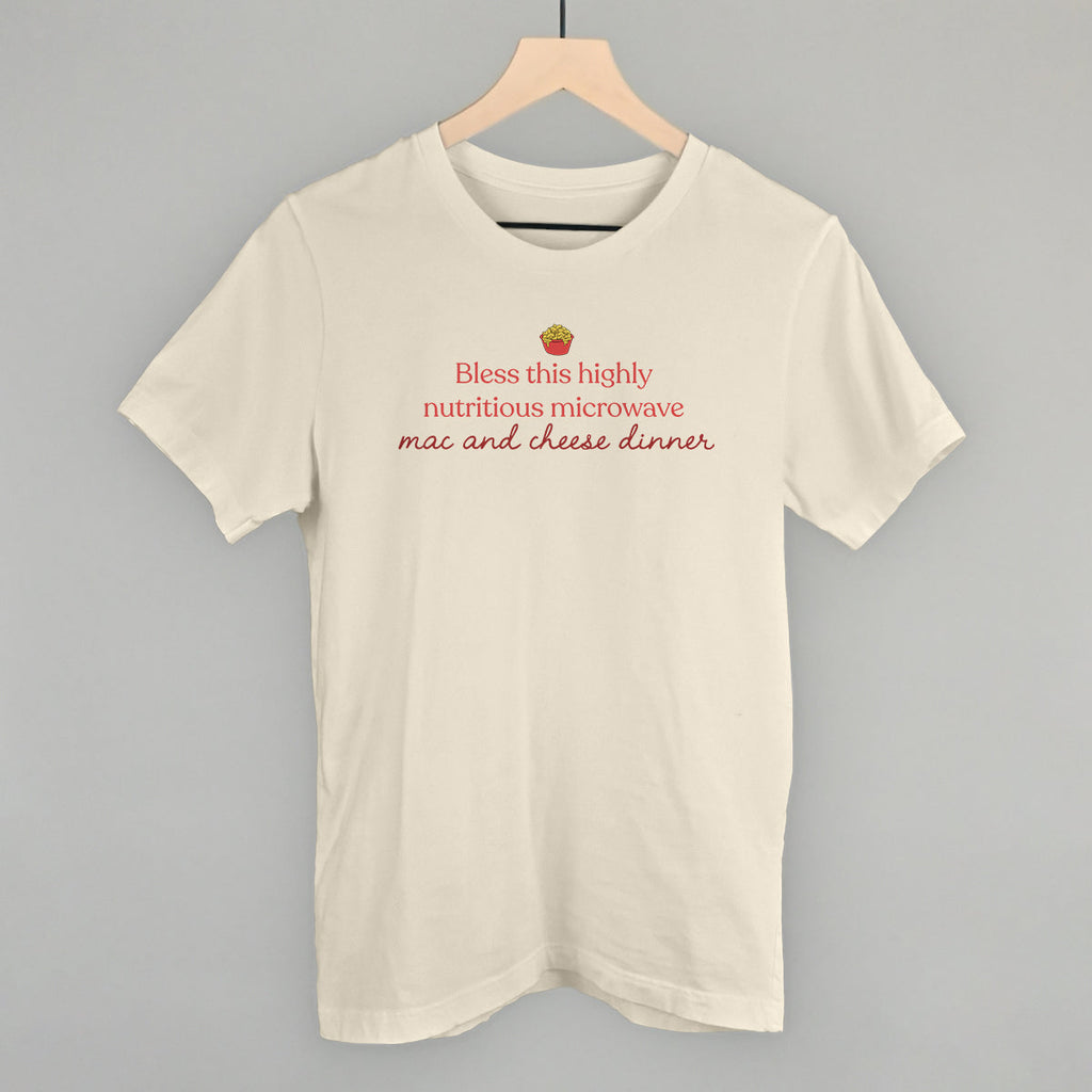 Bless This Highly Nutritious Microwave Mac & Cheese T-Shirts, Hoodie, Sweatshirt | RetroVerseTees.com (Image 2)