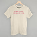 Put It On My Husband's Tab (Pink) T-Shirts, Hoodie, Sweatshirt | RetroVerseTees.com (Image 1)