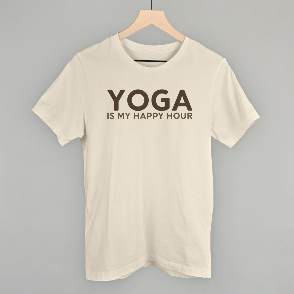 Yoga Is My Happy Hour T-Shirts, Hoodie, Sweatshirt | RetroVerseTees.com (Image 1)