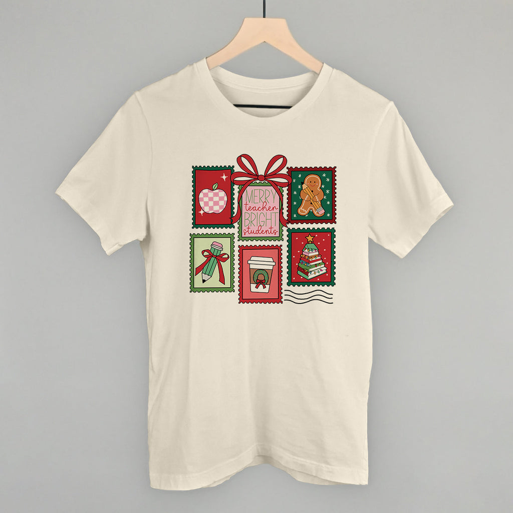 Christmas Teacher Stamps T-Shirts, Hoodie, Sweatshirt | RetroVerseTees.com (Image 2)