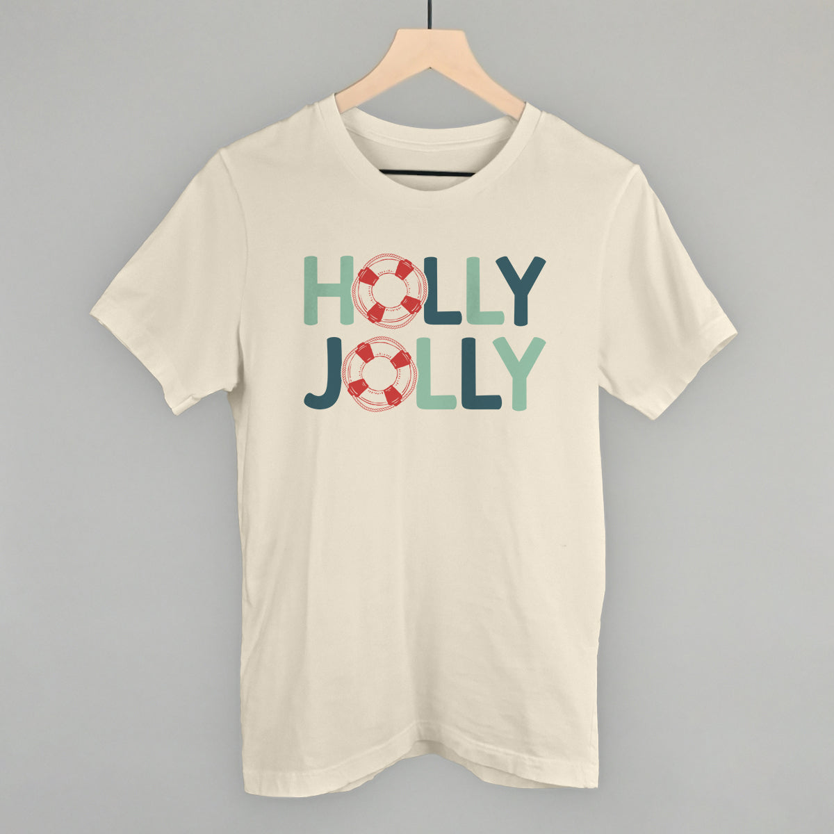 Holly Jolly (Life Saver Buoy) T-Shirts, Hoodie, Sweatshirt | RetroVerseTees.com (Image 2)