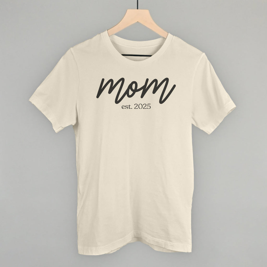 Mom Est. 2025 Script T-Shirts, Hoodie, Sweatshirt | RetroVerseTees.com (Image 3)