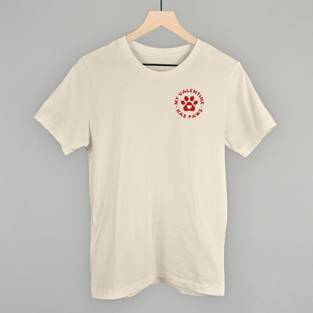 My Valentine Has Paws (Left Chest) T-Shirts, Hoodie, Sweatshirt | RetroVerseTees.com (Image 3)