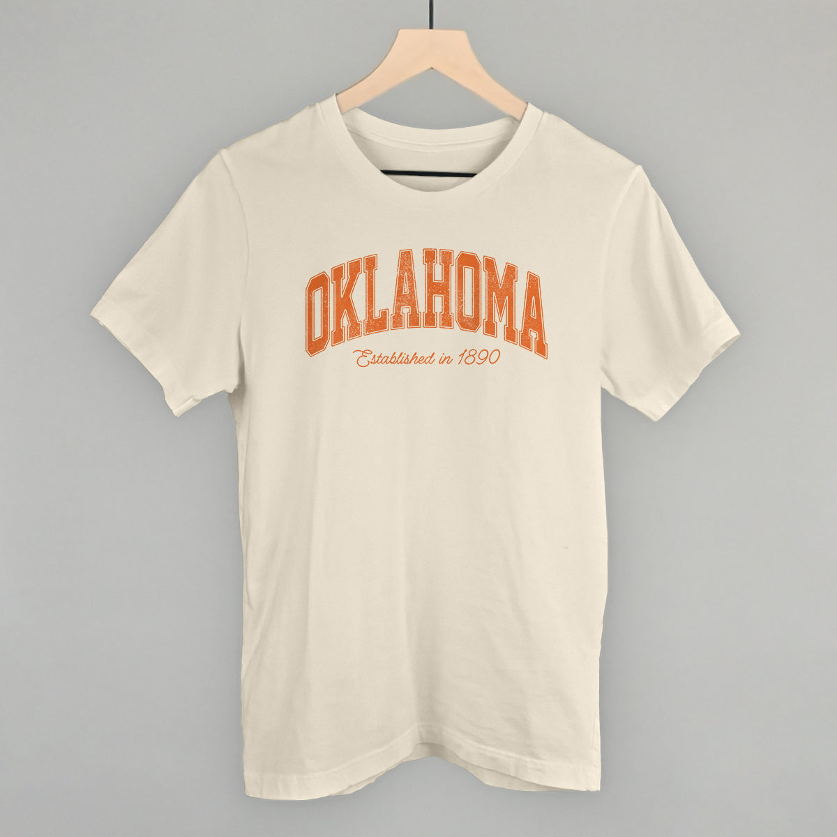 Oklahoma Varsity Arch (Orange) T-Shirts, Hoodie, Sweatshirt | RetroVerseTees.com (Image 1)