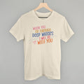 When You Go Through Deep Waters Isaiah 43:2 T-Shirts, Hoodie, Sweatshirt | RetroVerseTees.com (Image 1)