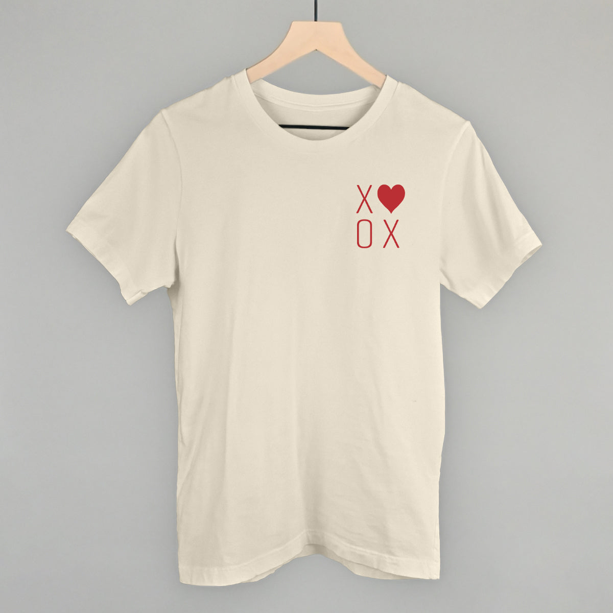 XOXO Heart (Left Chest) T-Shirts, Hoodie, Sweatshirt | RetroVerseTees.com (Image 2)