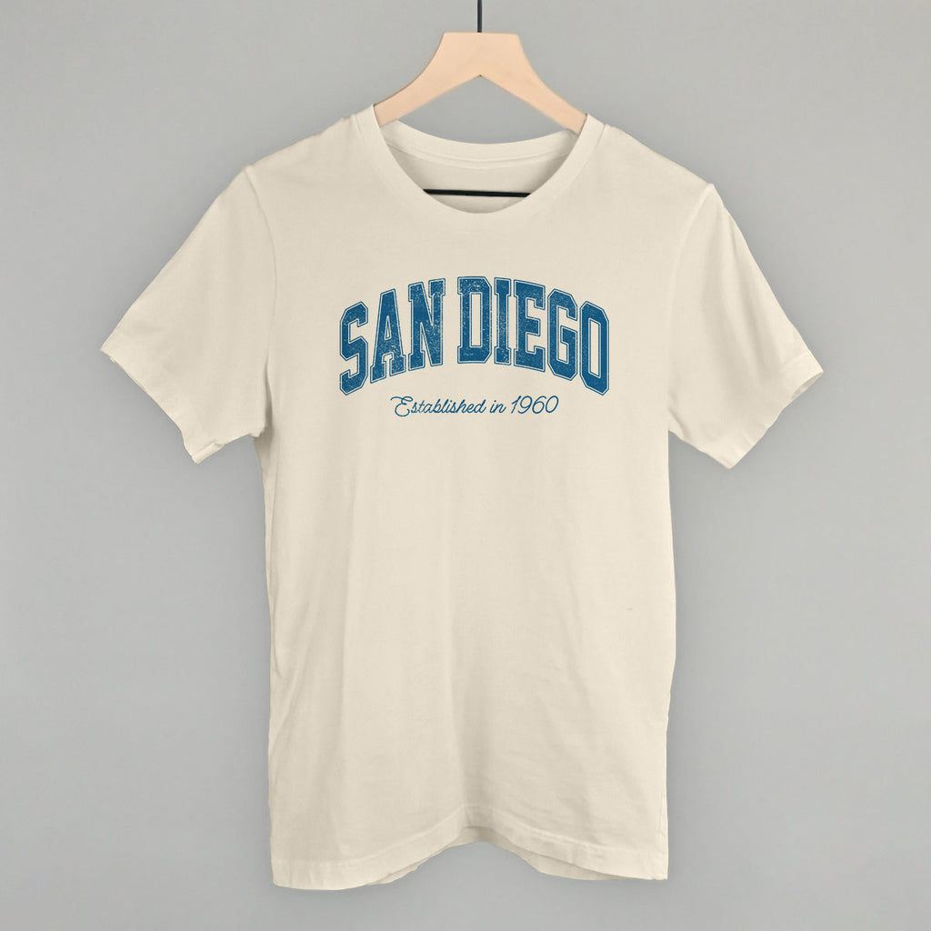 San Diego Varsity Arch T-Shirts, Hoodie, Sweatshirt | RetroVerseTees.com (Image 1)