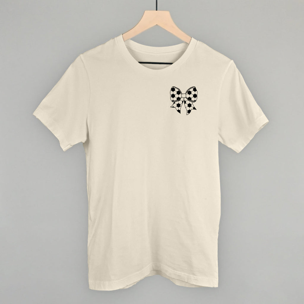Soccer Bow (Left Chest) T-Shirts, Hoodie, Sweatshirt | RetroVerseTees.com (Image 2)