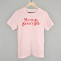 Put It On Santa's Tab (Red) T-Shirts, Hoodie, Sweatshirt | RetroVerseTees.com (Image 1)