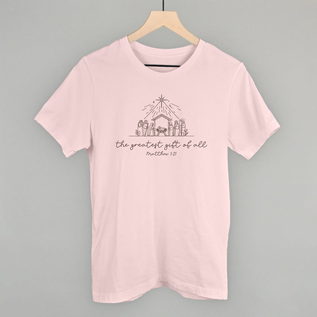 The Greatest Gift Of All Matthew 1:21 T-Shirts, Hoodie, Sweatshirt | RetroVerseTees.com (Image 2)
