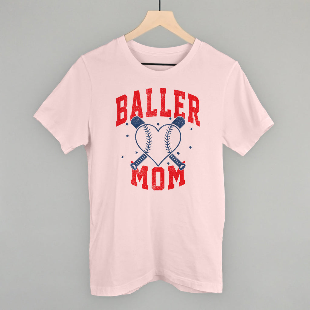 Baller Mom Baseball T-Shirts, Hoodie, Sweatshirt | RetroVerseTees.com (Image 3)
