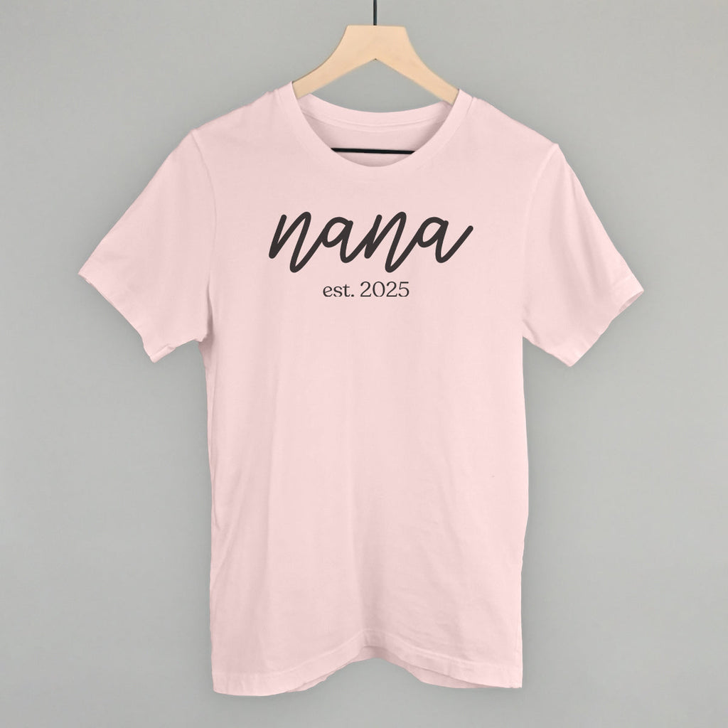 Nana Est. 2025 Script T-Shirts, Hoodie, Sweatshirt | RetroVerseTees.com (Image 3)