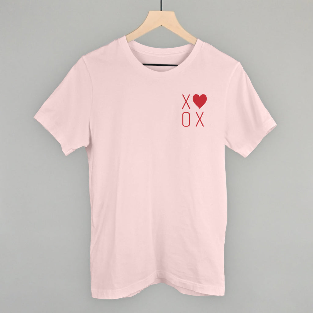 XOXO Heart (Left Chest) T-Shirts, Hoodie, Sweatshirt | RetroVerseTees.com (Image 3)