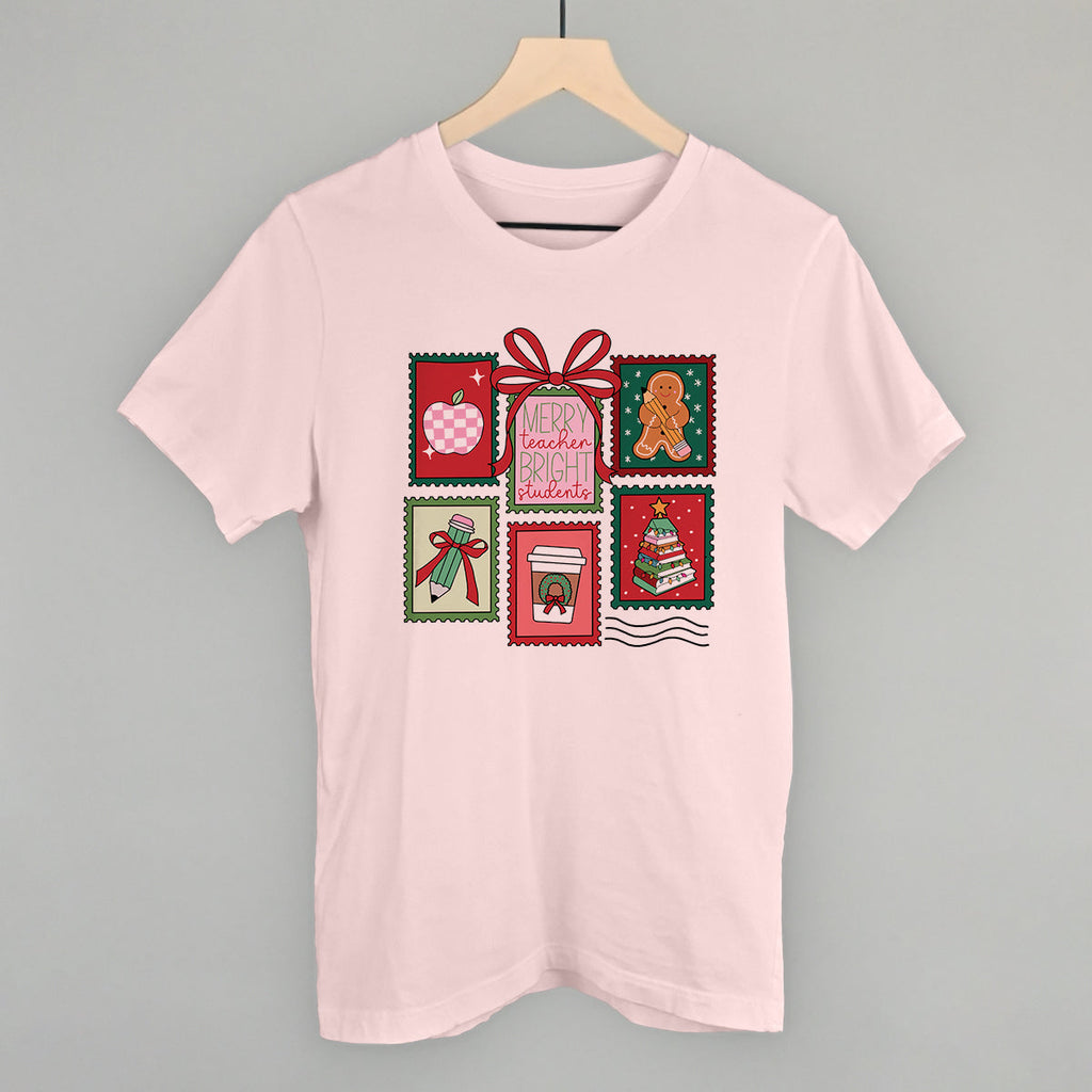 Christmas Teacher Stamps T-Shirts, Hoodie, Sweatshirt | RetroVerseTees.com (Image 1)