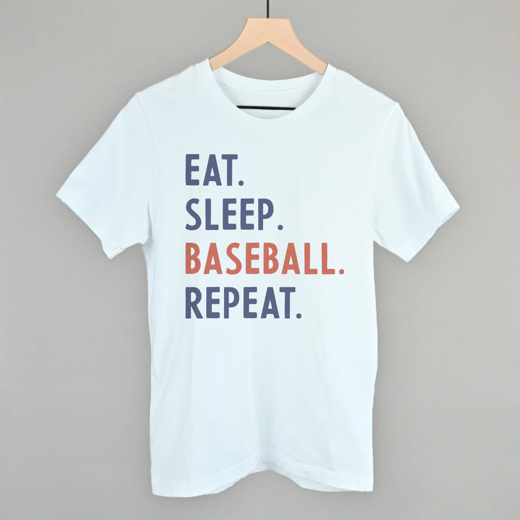 Eat Sleep Baseball Repeat T-Shirts, Hoodie, Sweatshirt | RetroVerseTees.com (Image 3)