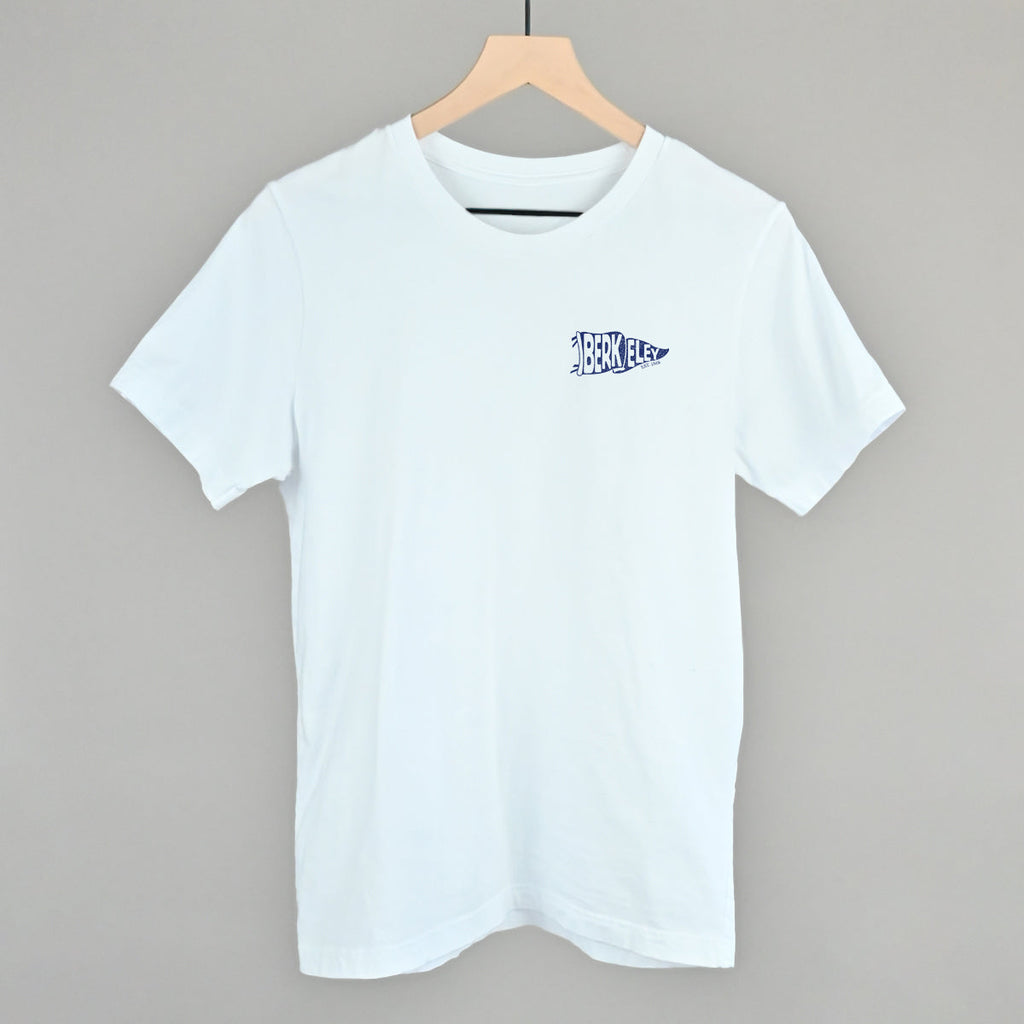Berkeley Pennant Flag (Left Chest) T-Shirts, Hoodie, Sweatshirt | RetroVerseTees.com (Image 2)