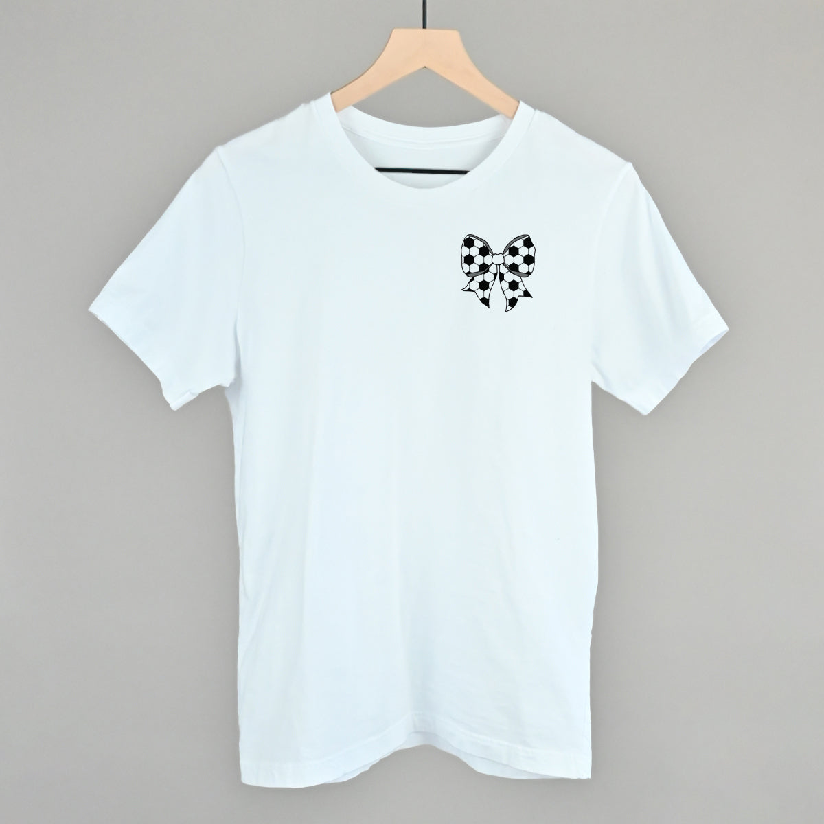 Soccer Bow (Left Chest) T-Shirts, Hoodie, Sweatshirt | RetroVerseTees.com (Image 3)