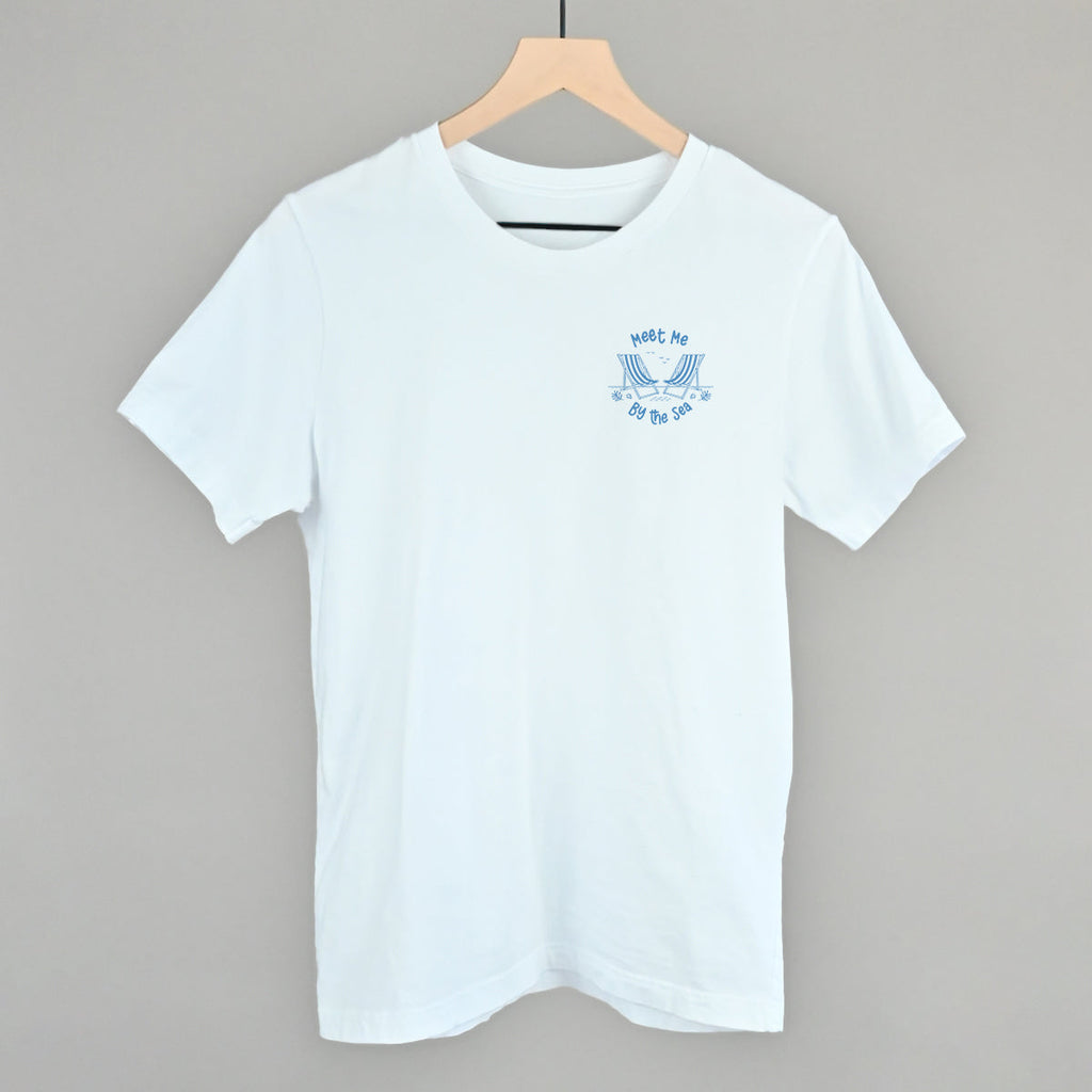 Meet Me By The Sea Beach Chairs (Left Chest) T-Shirts, Hoodie, Sweatshirt | RetroVerseTees.com (Image 3)