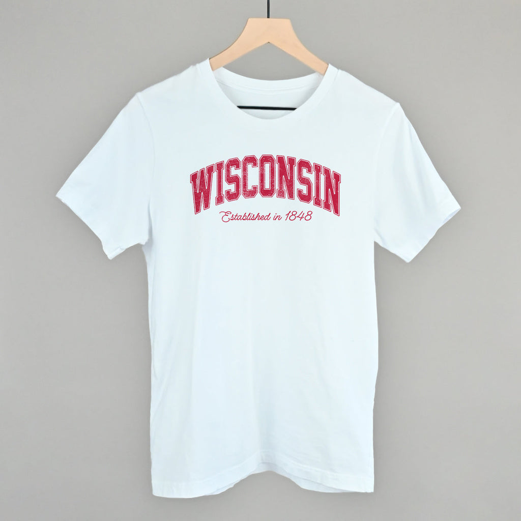 Wisconsin Varsity Arch T-Shirts, Hoodie, Sweatshirt | RetroVerseTees.com (Image 3)