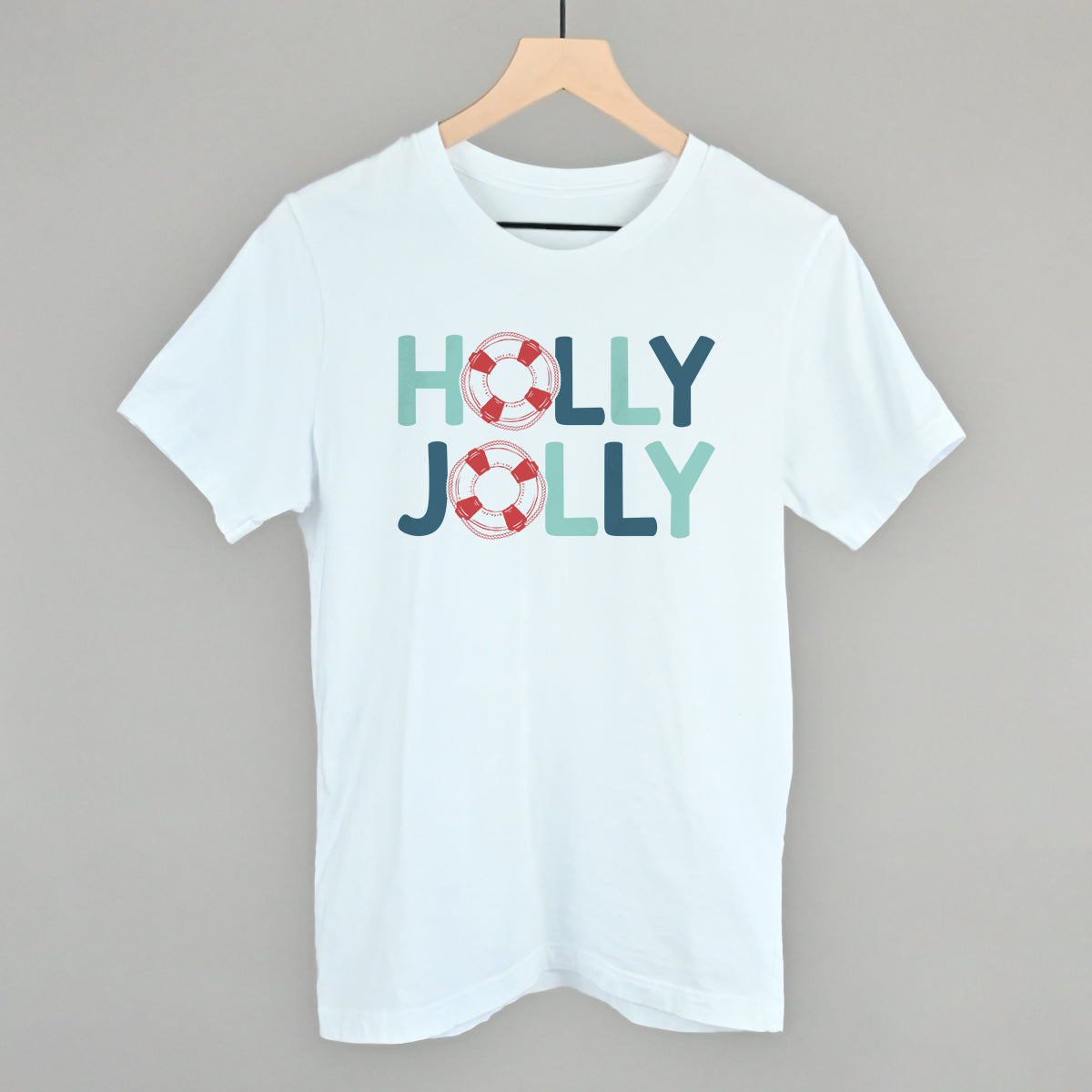 Holly Jolly (Life Saver Buoy) T-Shirts, Hoodie, Sweatshirt | RetroVerseTees.com (Image 3)