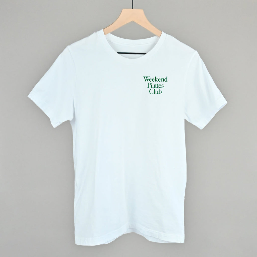 Weekend Pilates Club (Left Chest) T-Shirts, Hoodie, Sweatshirt | RetroVerseTees.com (Image 2)